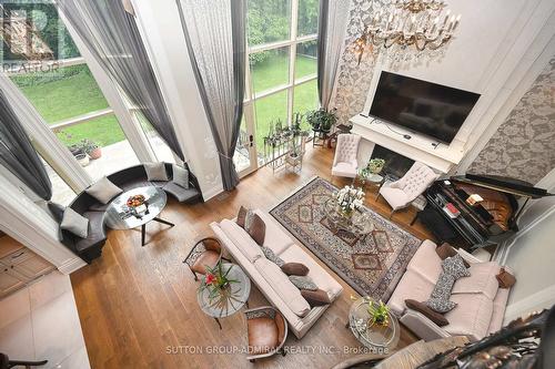 883 Parkland Avenue, Mississauga (Lorne Park), ON - Indoor Photo Showing Living Room With Fireplace