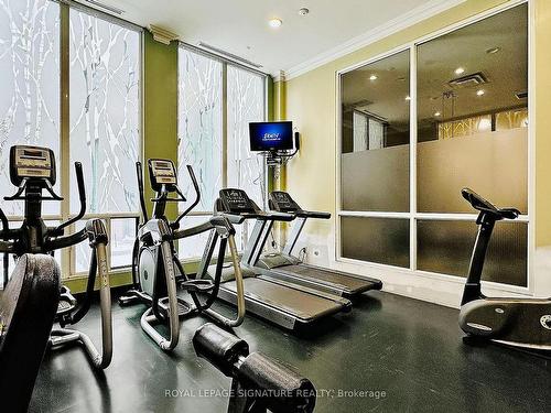 708-7 Lorraine Dr, Toronto, ON - Indoor Photo Showing Gym Room