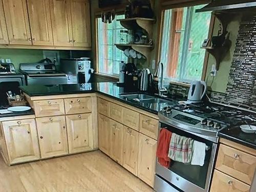 1275 Gaggin Road, Clearwater, BC - Indoor Photo Showing Kitchen With Double Sink