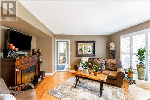 358 Denis Crescent, Azilda, ON - Indoor Photo Showing Living Room With Fireplace