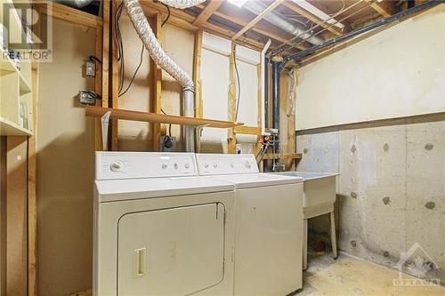 Laundry -lower level - 467 Moodie Drive Unit#F, Ottawa, ON - Indoor Photo Showing Laundry Room