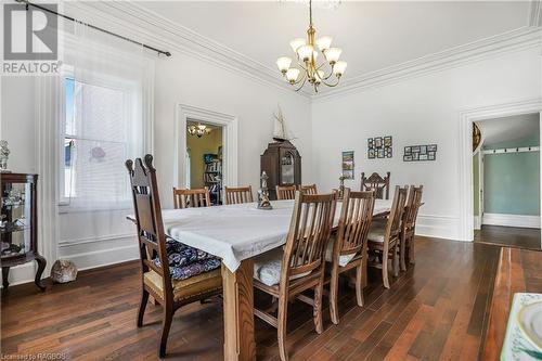 93 Brook Street W, Arran-Elderslie, ON - Indoor Photo Showing Dining Room