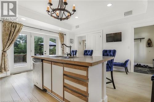 93 Brook Street W, Arran-Elderslie, ON - Indoor Photo Showing Kitchen With Double Sink