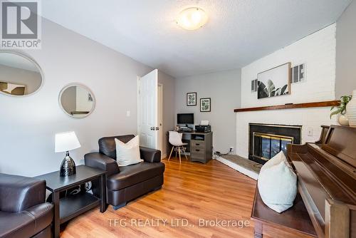 66 Doreen Crescent, Clarington (Bowmanville), ON - Indoor Photo Showing Living Room With Fireplace