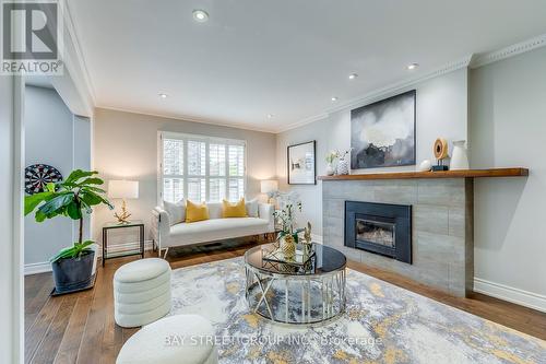 1152 Montrose Abbey Drive, Oakville (Glen Abbey), ON - Indoor Photo Showing Living Room With Fireplace