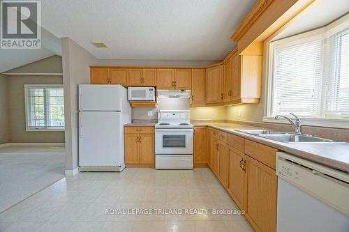 4 Rodney Crescent, St. Thomas, ON - Indoor Photo Showing Kitchen With Double Sink