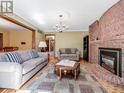 51 Kingsview Boulevard, Toronto, ON - Indoor Photo Showing Living Room With Fireplace