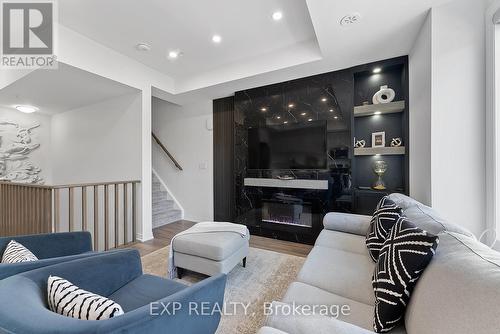 1207 - 2635 William Jackson Drive, Pickering, ON - Indoor With Fireplace