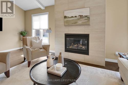 3447 Morgan Crescent, London, ON - Indoor Photo Showing Living Room With Fireplace