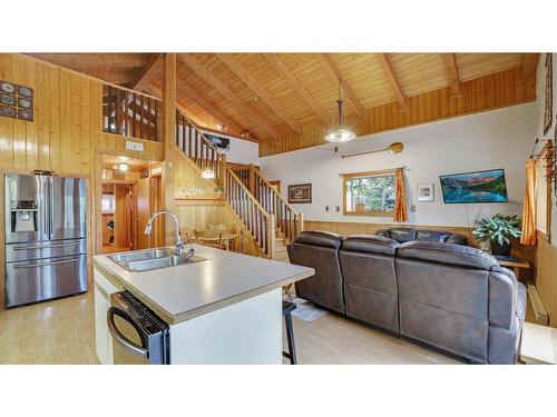 4764 Forsters Landing Road, Radium Hot Springs, BC - Indoor Photo Showing Kitchen With Double Sink