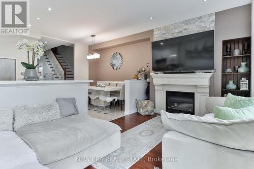 5 Sibella Way, Vaughan (Vellore Village), ON - Indoor Photo Showing Living Room With Fireplace