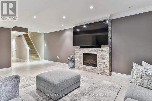 5 Sibella Way, Vaughan (Vellore Village), ON - Indoor Photo Showing Living Room With Fireplace