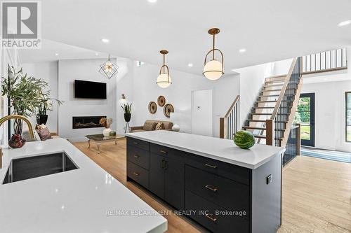 928 Glen Acres Court, Burlington (Lasalle), ON - Indoor Photo Showing Other Room With Fireplace