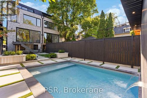 28B Wilberton Road, Toronto (Yonge-St. Clair), ON - Outdoor With In Ground Pool