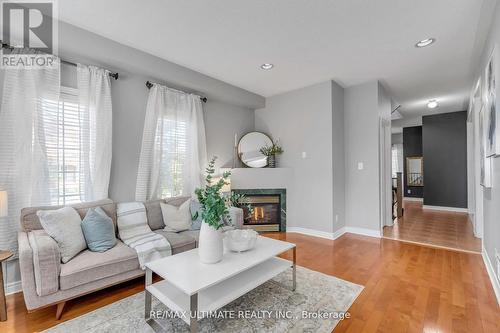 134 Wharnsby Drive W, Toronto (Rouge), ON - Indoor Photo Showing Living Room With Fireplace