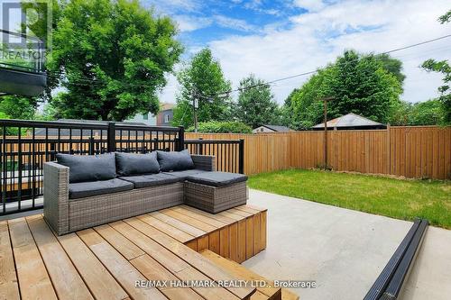 252B Monarch Park Avenue, Toronto (Danforth Village-East York), ON - Outdoor With Deck Patio Veranda