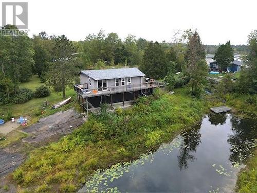 62 Bakers Bay Road, Alban, ON - Outdoor With Body Of Water With Deck Patio Veranda With View