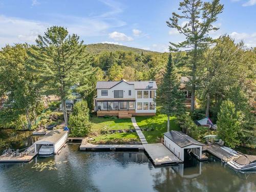 Photo aÃ©rienne - 3859 Ch. Du Lac-Sept-Îles, Saint-Raymond, QC - Outdoor With Body Of Water With View