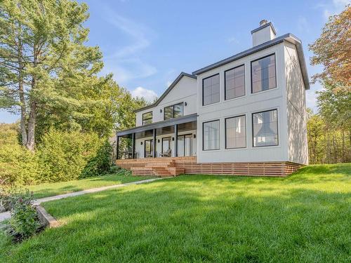 Back facade - 3859 Ch. Du Lac-Sept-Îles, Saint-Raymond, QC - Outdoor With Deck Patio Veranda