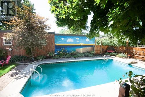 612 North Street, Dresden, ON - Outdoor With In Ground Pool With Backyard