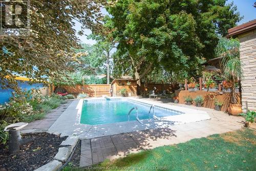 612 North Street, Dresden, ON - Outdoor With In Ground Pool With Backyard