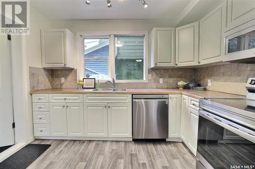 2058 Robinson Street, Regina, SK - Indoor Photo Showing Kitchen With Double Sink