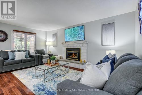 63 Leeward Drive, Brampton (Westgate), ON - Indoor Photo Showing Living Room With Fireplace