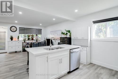 4663 Montrose Road, Niagara Falls, ON - Indoor Photo Showing Kitchen With Double Sink