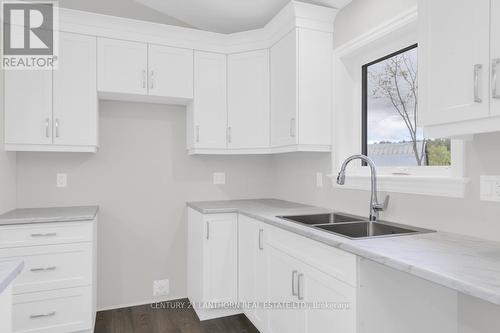 111 Wellington Street, Madoc, ON - Indoor Photo Showing Kitchen With Double Sink