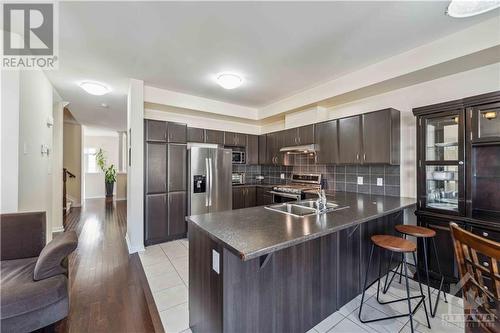 341 Sweetflag Street, Ottawa, ON - Indoor Photo Showing Kitchen With Double Sink With Upgraded Kitchen