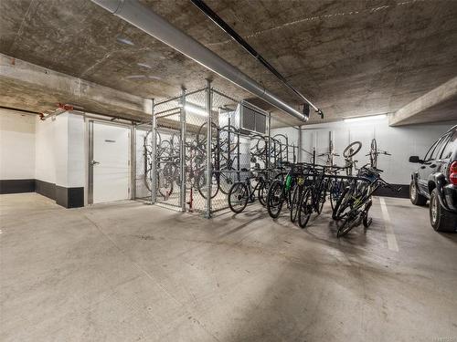 308-225 Menzies St, Victoria, BC - Indoor Photo Showing Garage