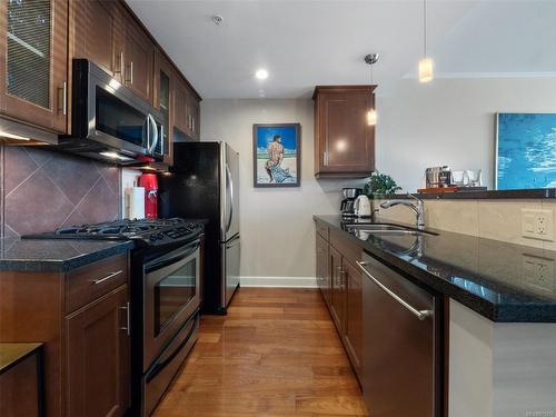 308-225 Menzies St, Victoria, BC - Indoor Photo Showing Kitchen