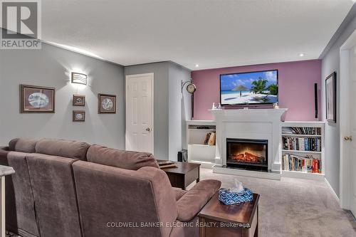 640 Brealey Drive, Peterborough (Otonabee), ON - Indoor Photo Showing Living Room With Fireplace