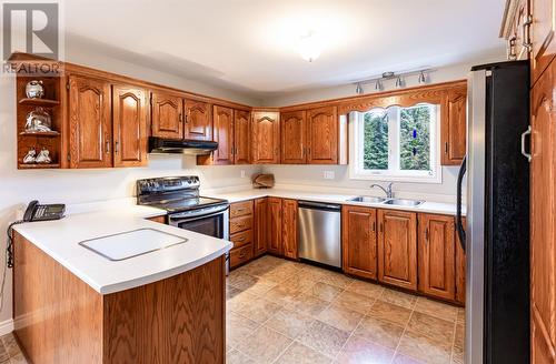 213 Pouch Cove Highway, Flatrock, NL - Indoor Photo Showing Kitchen With Double Sink