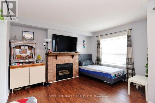 37 Prairie Rose Circle, Brampton (Brampton North), ON - Indoor Photo Showing Bedroom With Fireplace