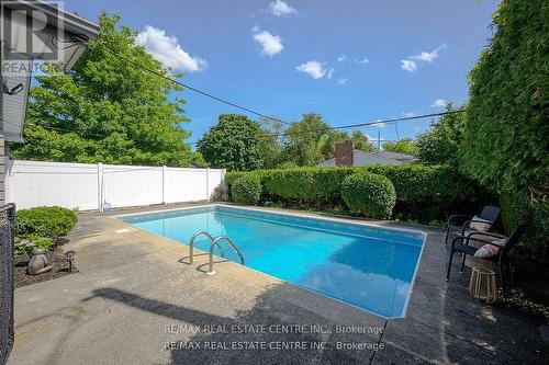 228 Plumtree Drive, Burlington, ON - Outdoor With In Ground Pool With Backyard