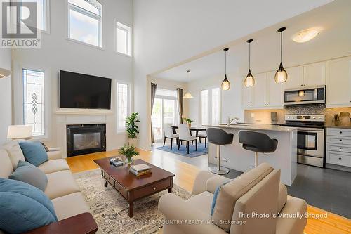 38 Maguire Street, Kawartha Lakes (Lindsay), ON - Indoor Photo Showing Living Room With Fireplace