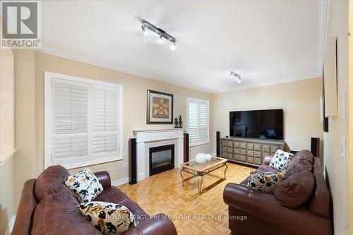 45 Forecastle Road, Vaughan (Patterson), ON - Indoor Photo Showing Living Room With Fireplace