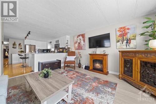 1029 Vista Barrett Private, Greely, ON - Indoor Photo Showing Living Room With Fireplace