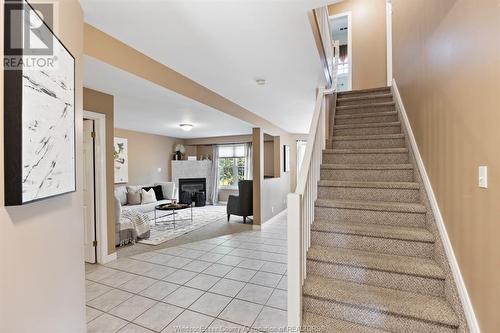 998 Fielding Court, Windsor, ON - Indoor Photo Showing Other Room With Fireplace