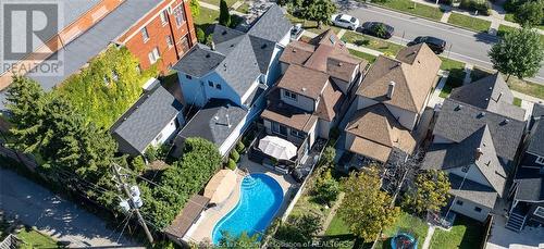 703 Lincoln, Windsor, ON - Outdoor With In Ground Pool With View