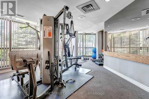 1810 - 330 Rathburn Road W, Mississauga (City Centre), ON - Indoor Photo Showing Gym Room