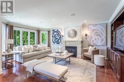 2185 Meadowland Drive, Oakville (River Oaks), ON - Indoor Photo Showing Living Room With Fireplace