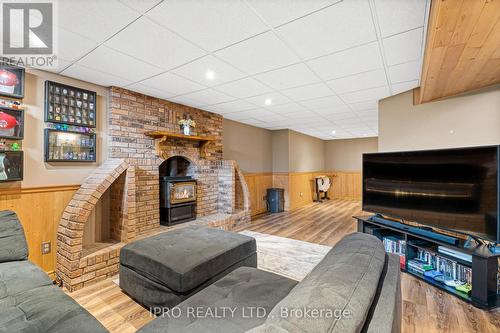 128 Homestead Place, Kitchener, ON - Indoor With Fireplace