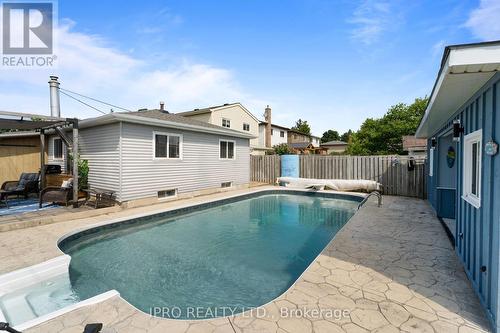 128 Homestead Place, Kitchener, ON - Outdoor With In Ground Pool With Exterior