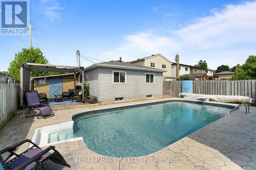 128 Homestead Place, Kitchener, ON - Outdoor With In Ground Pool