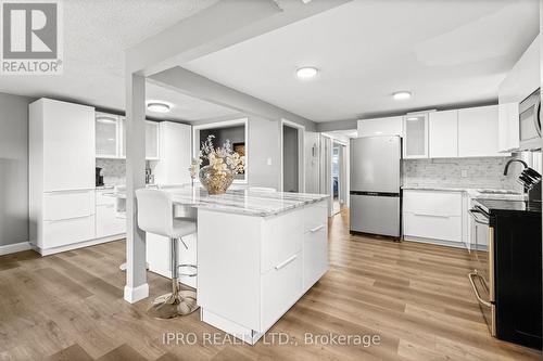 128 Homestead Place, Kitchener, ON - Indoor Photo Showing Kitchen With Upgraded Kitchen