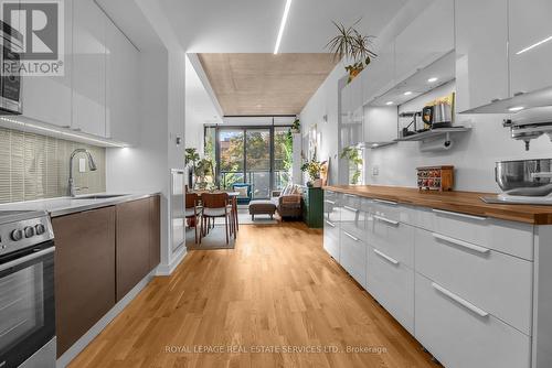 202 - 8 Dovercourt Road, Toronto (Little Portugal), ON - Indoor Photo Showing Kitchen