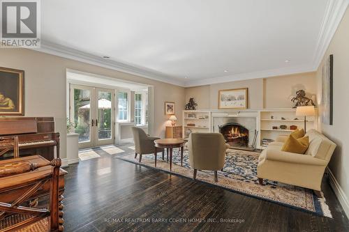 227 Lytton Boulevard, Toronto (Lawrence Park South), ON - Indoor Photo Showing Living Room With Fireplace