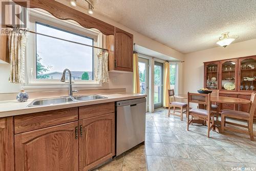 142 Calypso Drive, Moose Jaw, SK - Indoor Photo Showing Kitchen With Double Sink